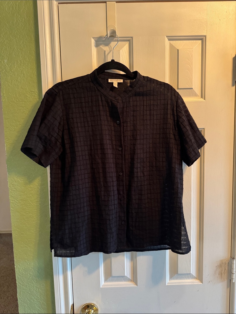 Eileen Fisher organic cotton blouse ( material content tag is missing)